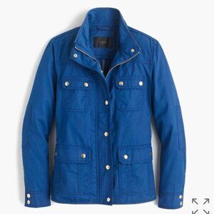 J.Crew Downtown Field Jacket, Cobalt Blue, Size S